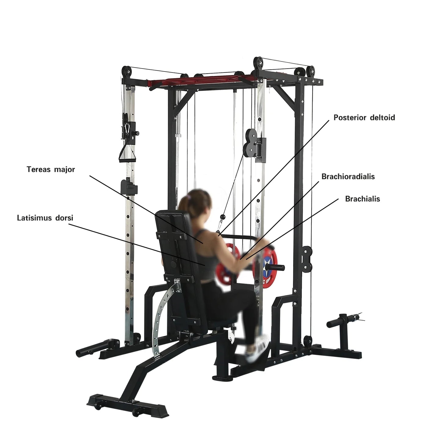 Best Power Cage with LAT Pulldown and Weight Storage Rack Optional Weight Bench, 1400 Lb Capacity Power Rack for Home and Garage Gyms, Multiple Accessory Squat Racks for Full Body Workouts