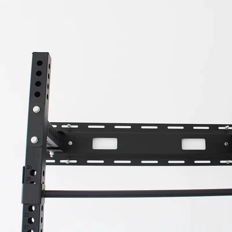 Power Exercise Multi Gym Equipment Fold Back Wall Mount Rack Gym Equipment Bench Press and Squat Rack