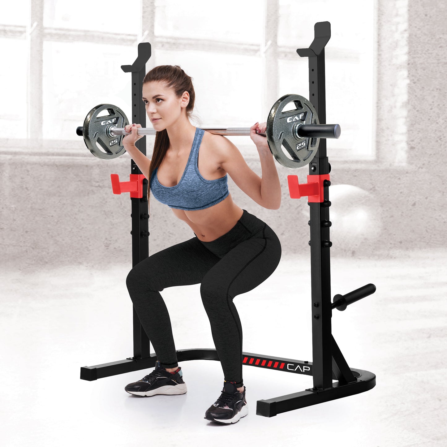 Adjustable Olympic Squat Rack