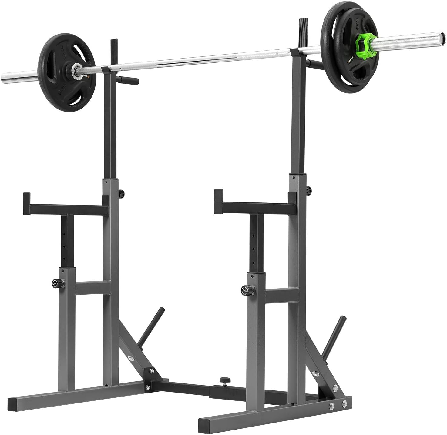 Squat Rack, Muti-Function Barbell Rack, Portable Squat Rack, Weight Rack for Bench Pres, Adjustable Weight Rack Fitness Barbell Bench Home Gym