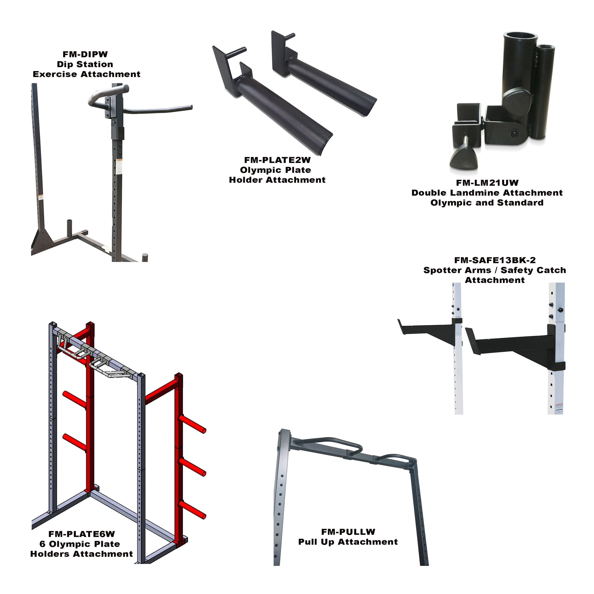 Power Squat Rack, Black