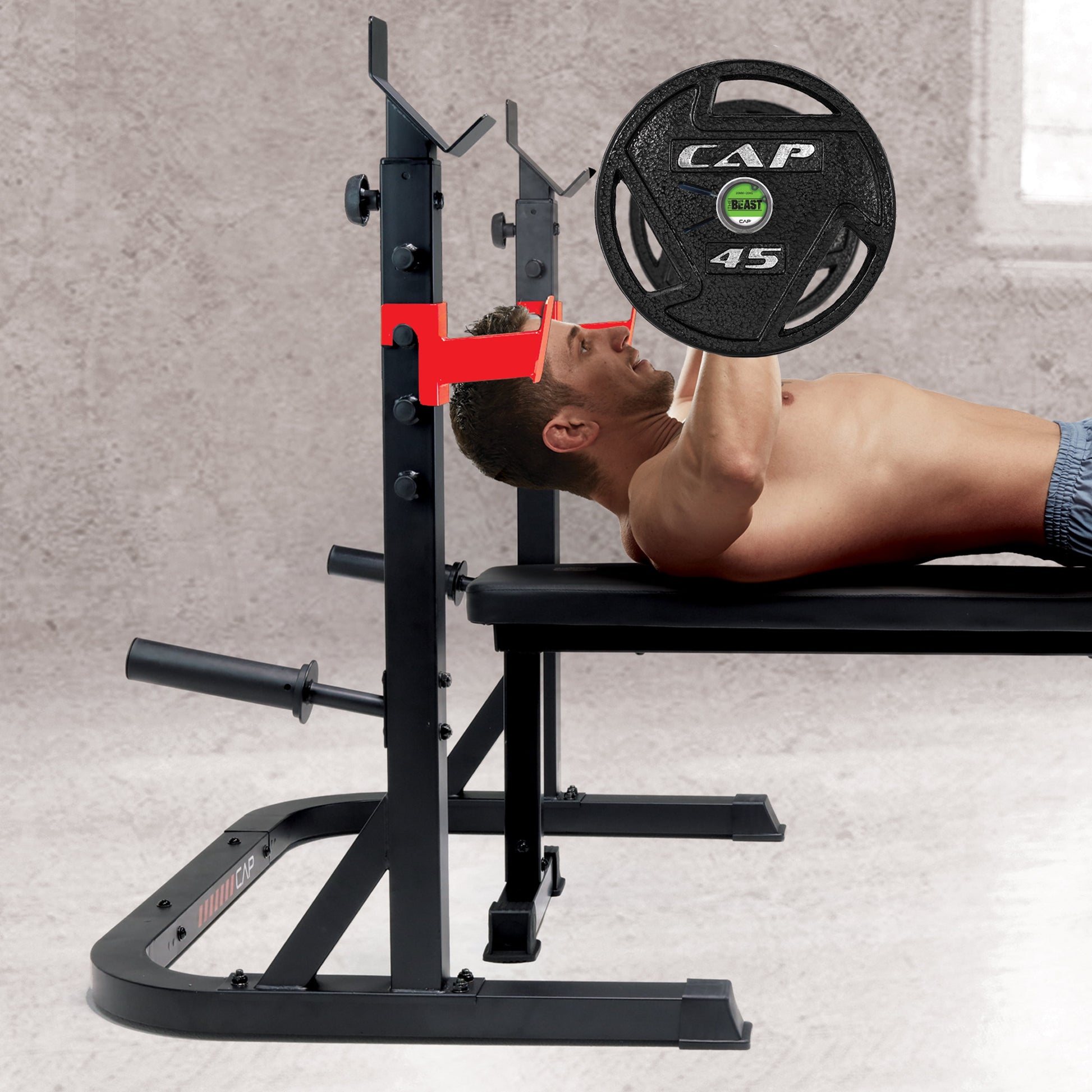 Adjustable Olympic Squat Rack