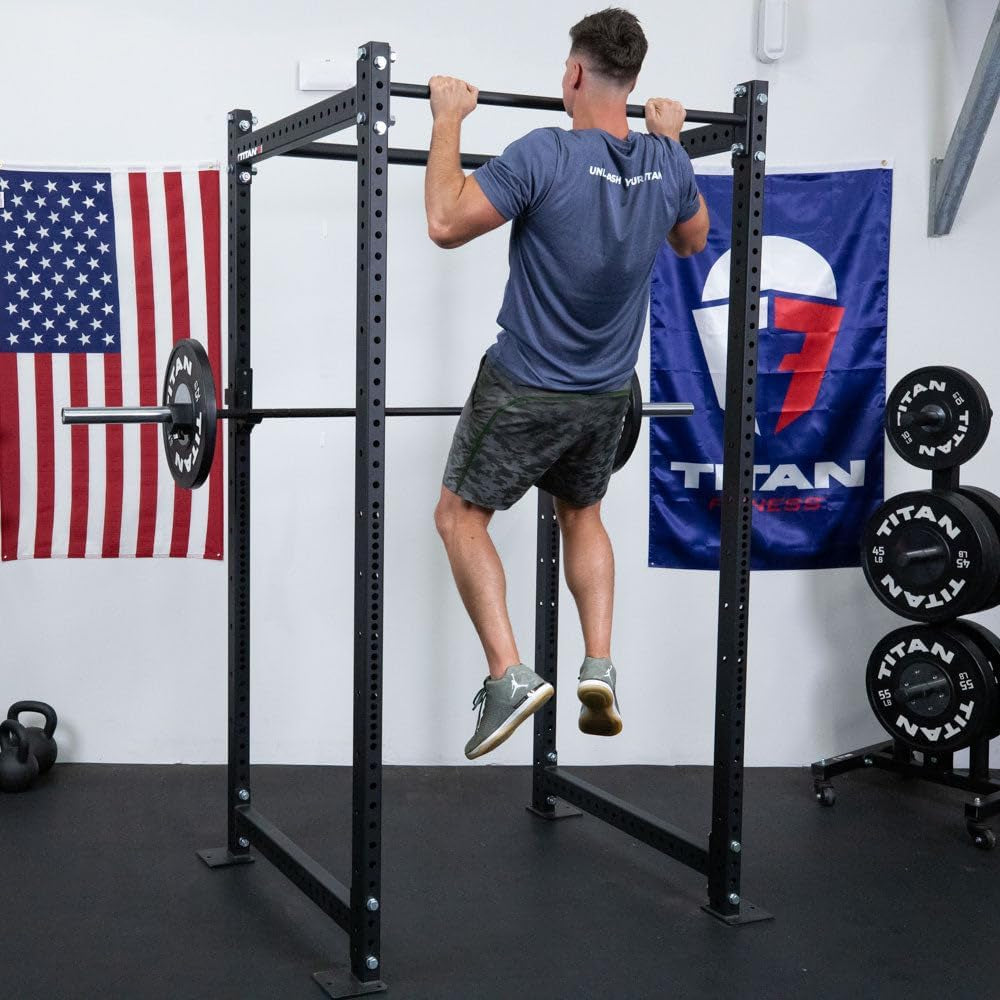 T-3 Series Power Rack, 1,100 LB Capacity Cage for Weightlifting and Strength Training